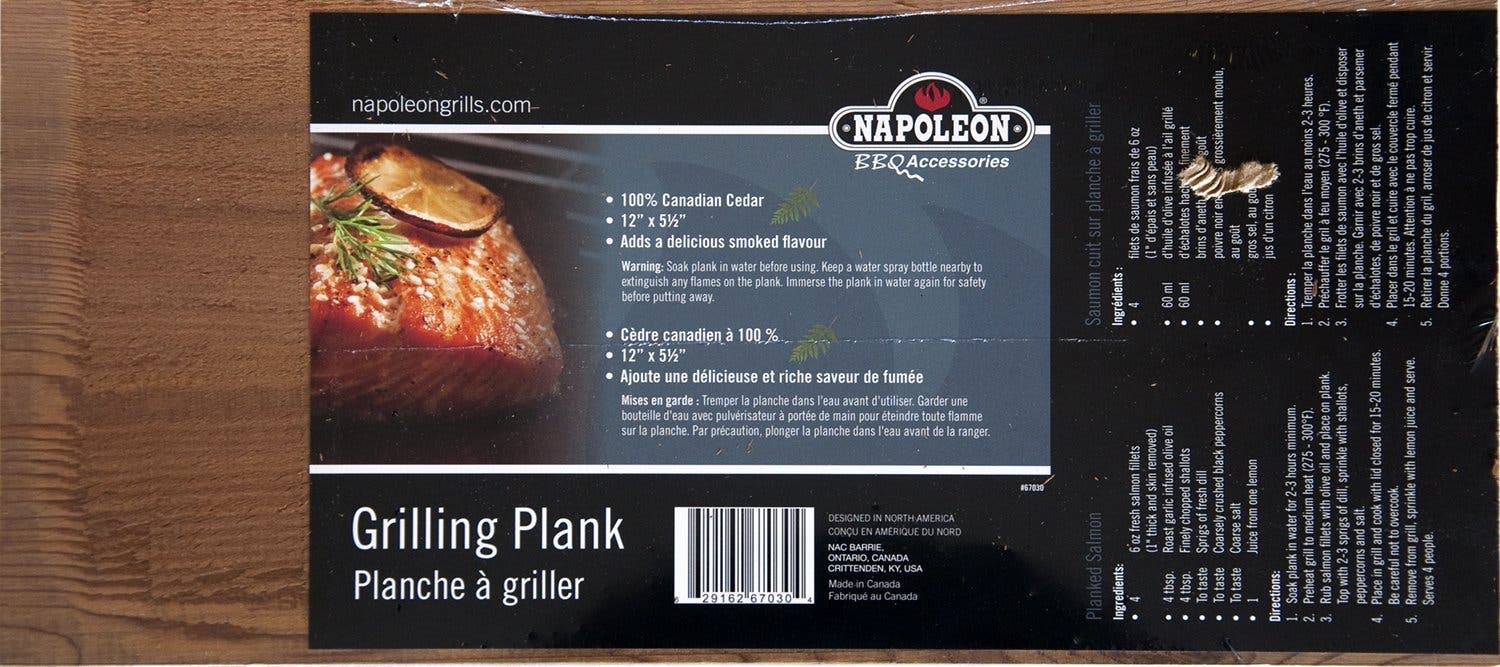 Napoleon 67030 12" Cedar Planks
