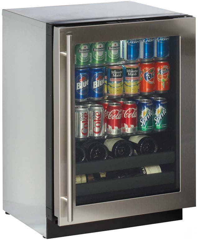 U-Line 3024BEVS00 Stainless Steel, Right Hinge Swing