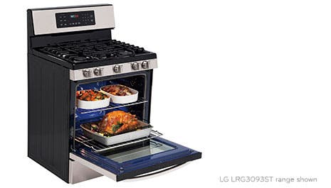 LG LRG3021ST 30" Freestanding Gas Range