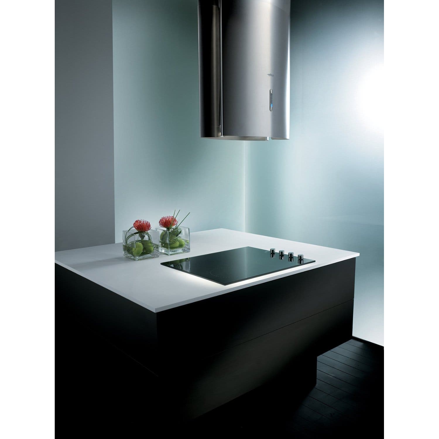 Elica EMN622SS 22" Menhir Island Chimney Range Hood