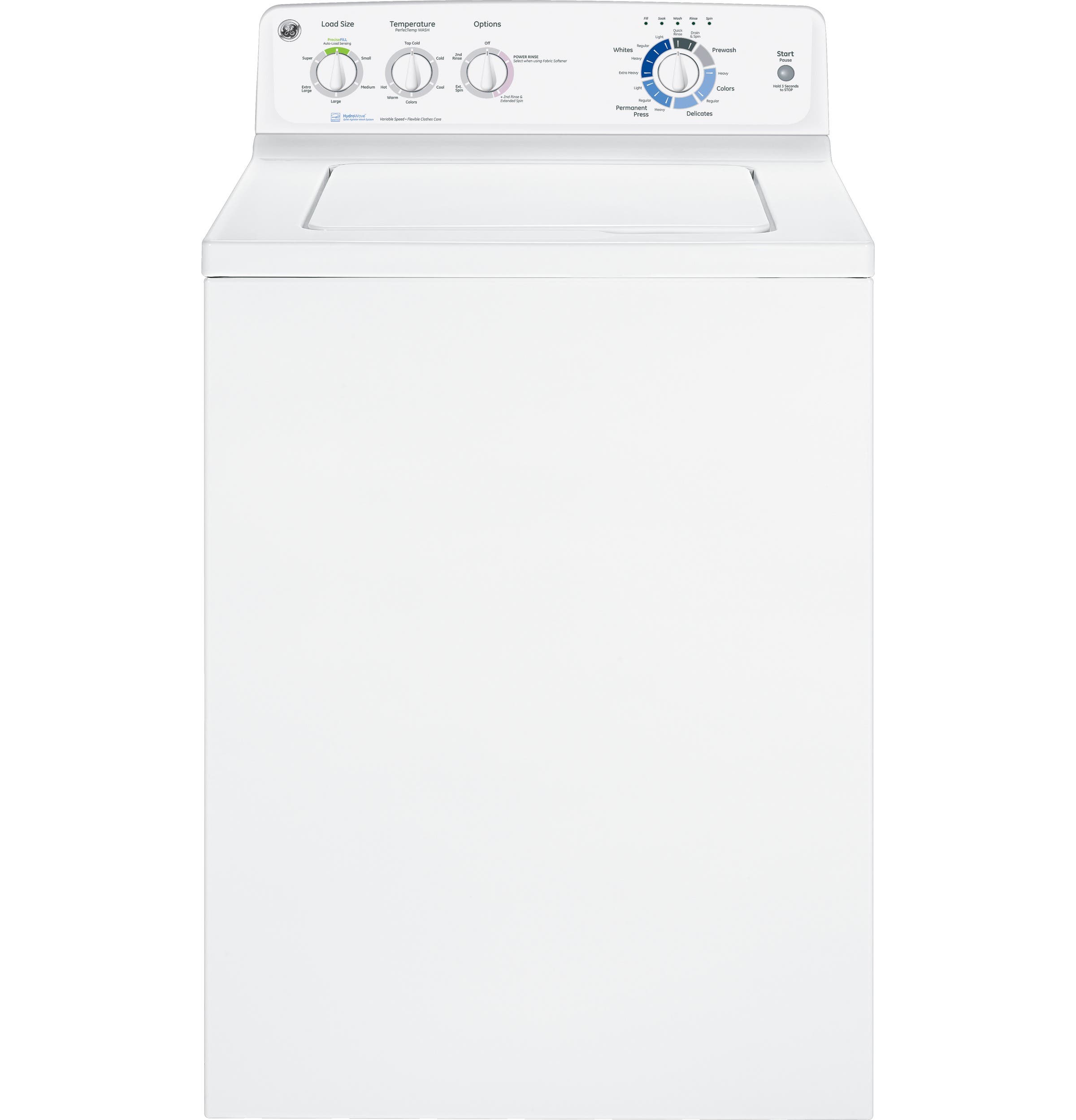 GE GTWP2250DWW 27" Top-Load Washer