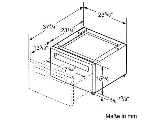 Bosch WMZ20490 Pedestal