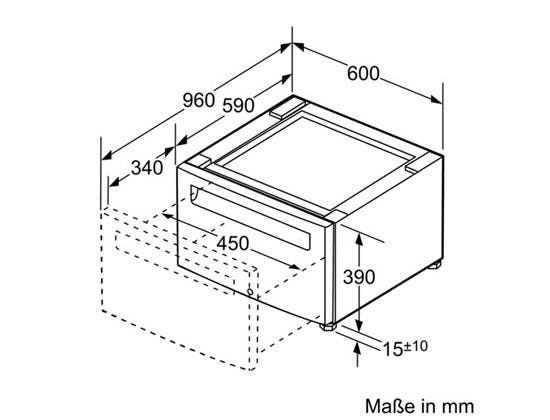 Bosch WMZ20490 Pedestal