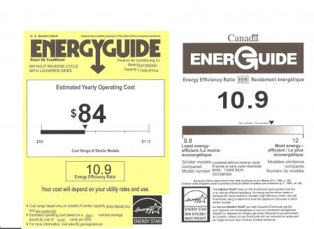 Frigidaire SS12M30A 11700 BTU Kuhl Room Air Condition
