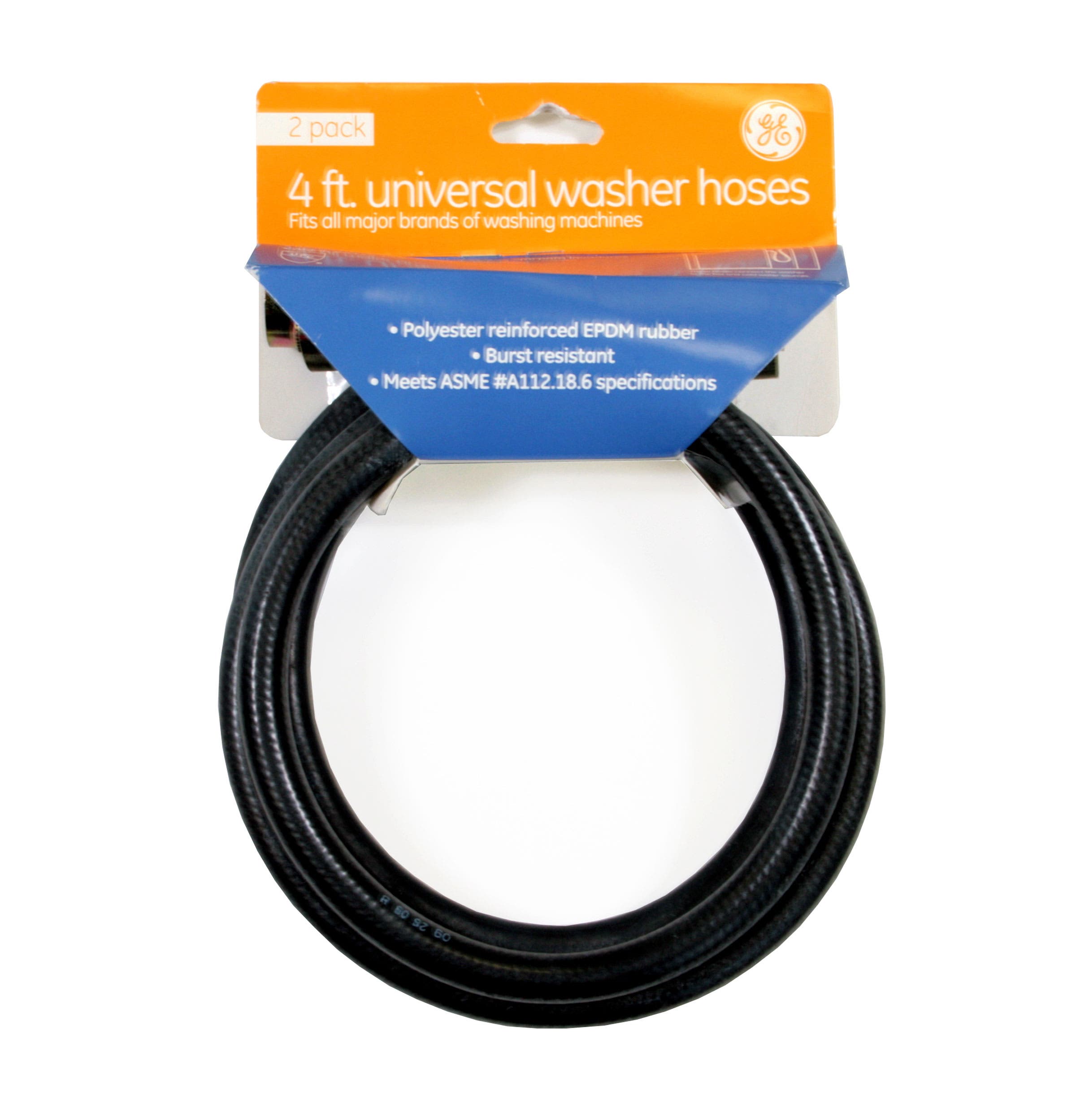 GE PM14X10002 4-FT-UNIVERSAL-WASHER-HOSES-2PK