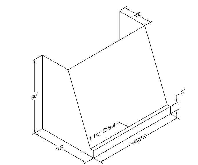 Vent-A-Hood PWVH30142BL Black