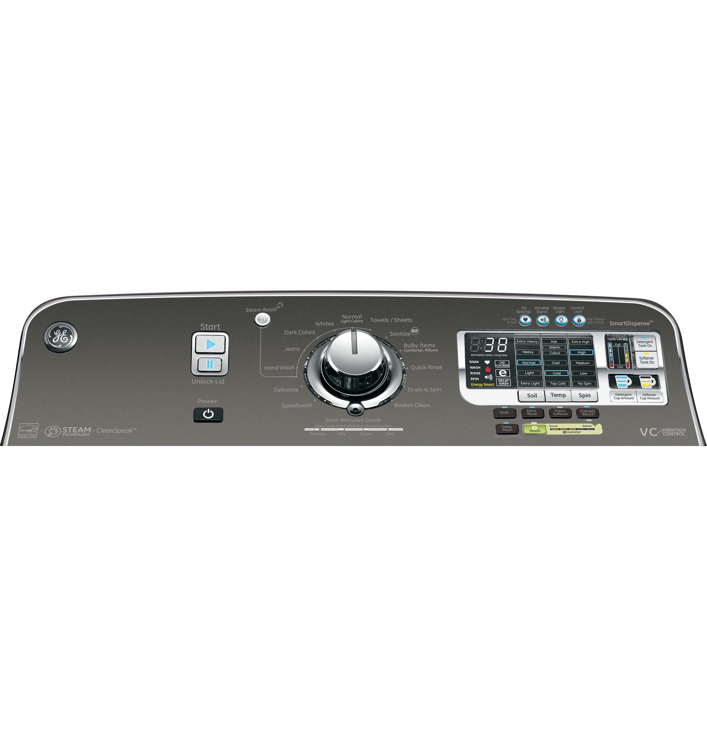 GE GTWS8655DMC 28" Top-Load Washer