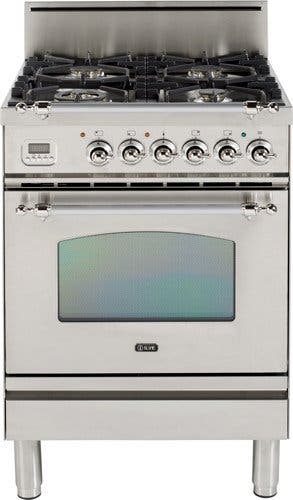 Ilve UPN60DVGGI Stainless Steel