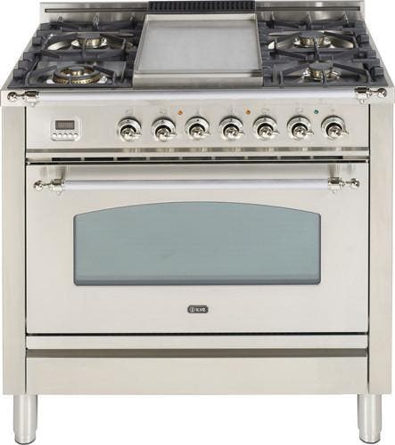 Ilve UPN90FDVGGI Stainless Steel