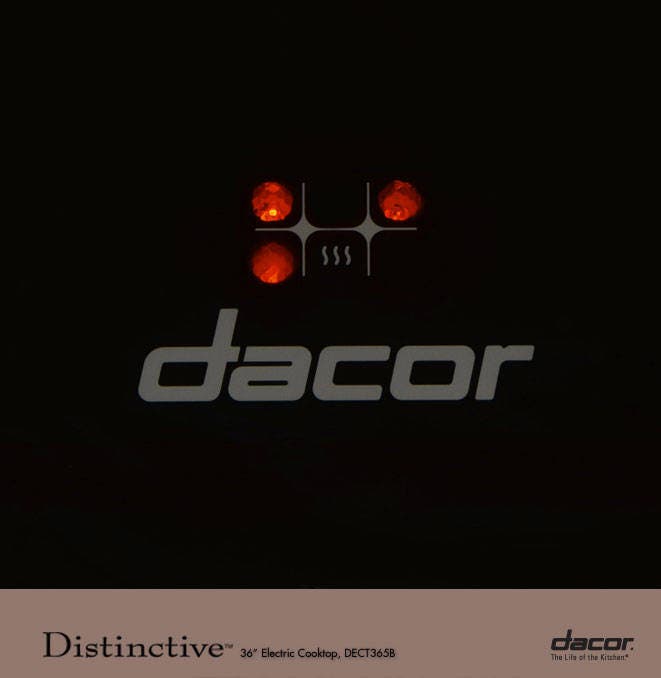 Dacor DECT304B Black Ceramic Glass