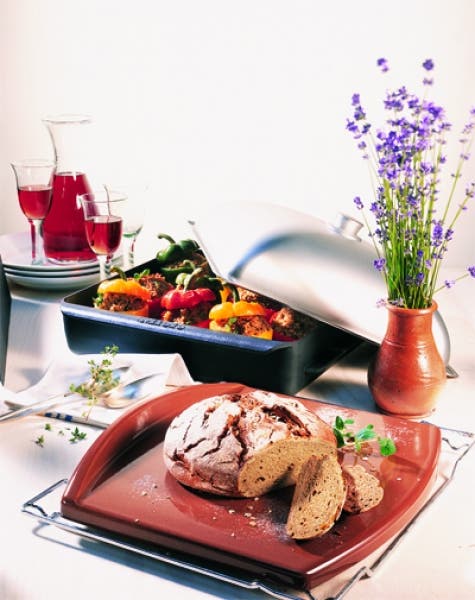 Miele 05443810 Baking Stone with Wooden Slide