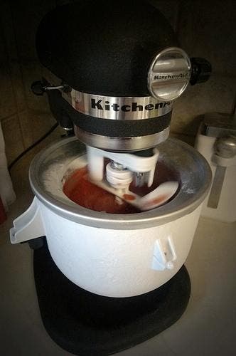 KitchenAid KICA0WH Ice Cream Maker Attachment