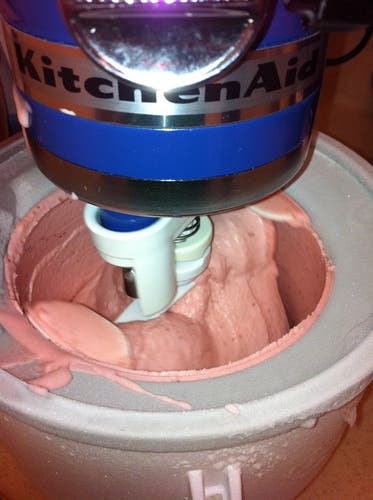 KitchenAid KICA0WH Ice Cream Maker Attachment