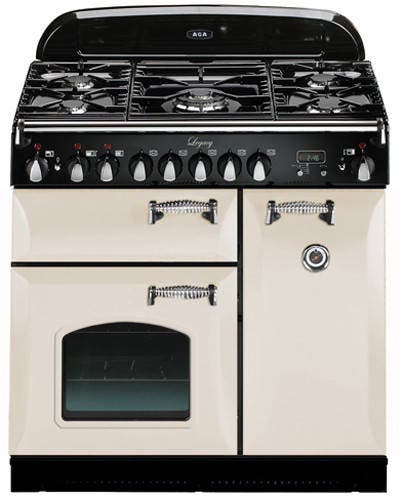 AGA ALEG36DFCDIVY Ivory with Cathedral Door