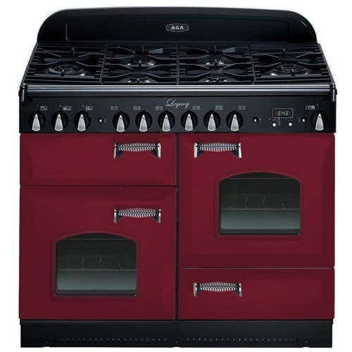 AGA ALEG44DFCDCRN Cranberry with Cathedral Door