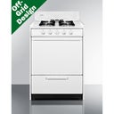 24 Inch Freestanding Gas Range with 4 Open Burners