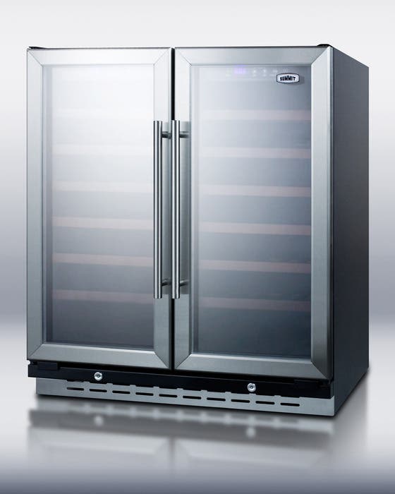 Summit SWC3066 30 Inch Undercounter Dual-Zone Wine Cellar