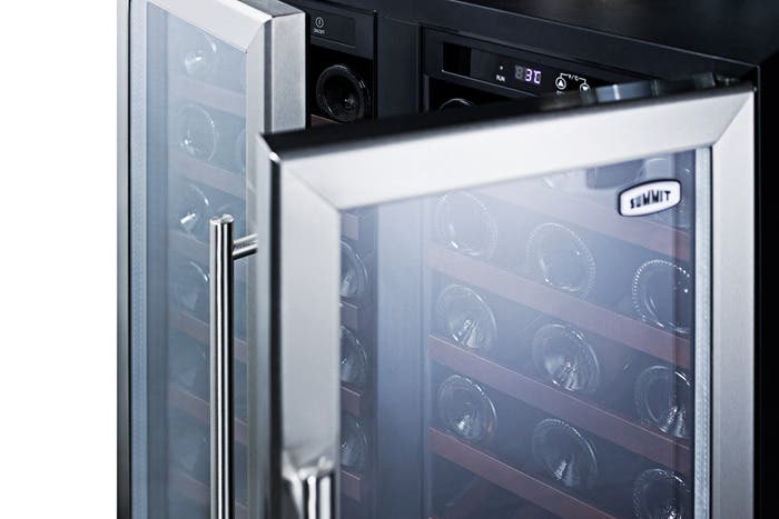 Summit SWC3066 30 Inch Undercounter Dual-Zone Wine Cellar