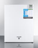 19 Inch, 2.4 cu. ft. Compact Medical All-Refrigerator with Adjustable Wire Shelf, Automatic Defrost, Adjustable Thermostat, Flat Door Liner and Factory Installed Lock