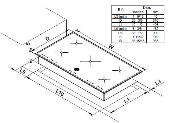Bertazzoni P365IX Stainless Steel