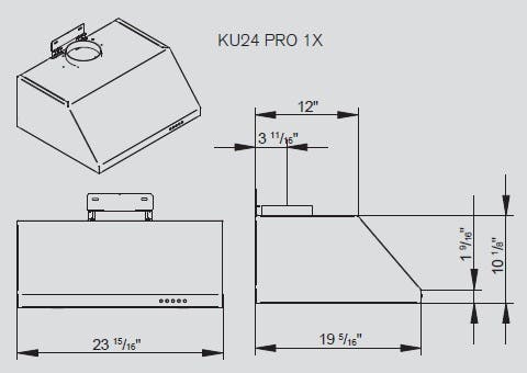 Bertazzoni KU24PRO1X Stainless Steel