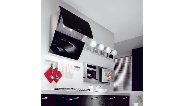 Faber MIRR36BK 36" Mirror Wall-Mount Range Hood