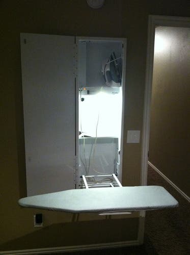 Broan AVD50N 48" Built-in Deluxe Ironing Center