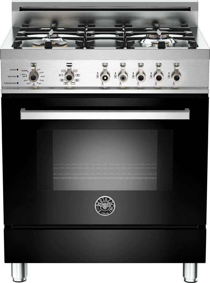 Bertazzoni PRO304DFSNE Black, Natural Gas