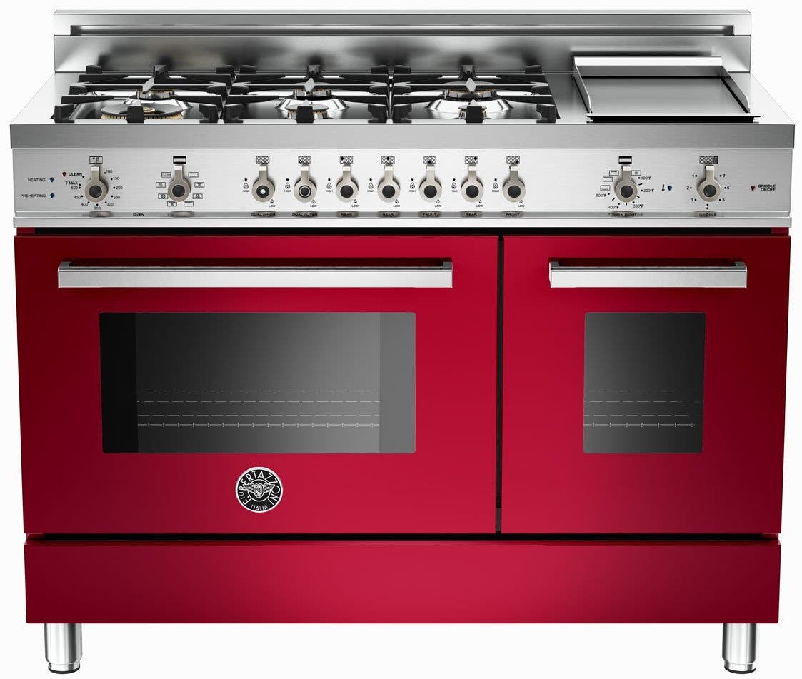 Bertazzoni PRO486GDFSVI Red Wine, Natural Gas