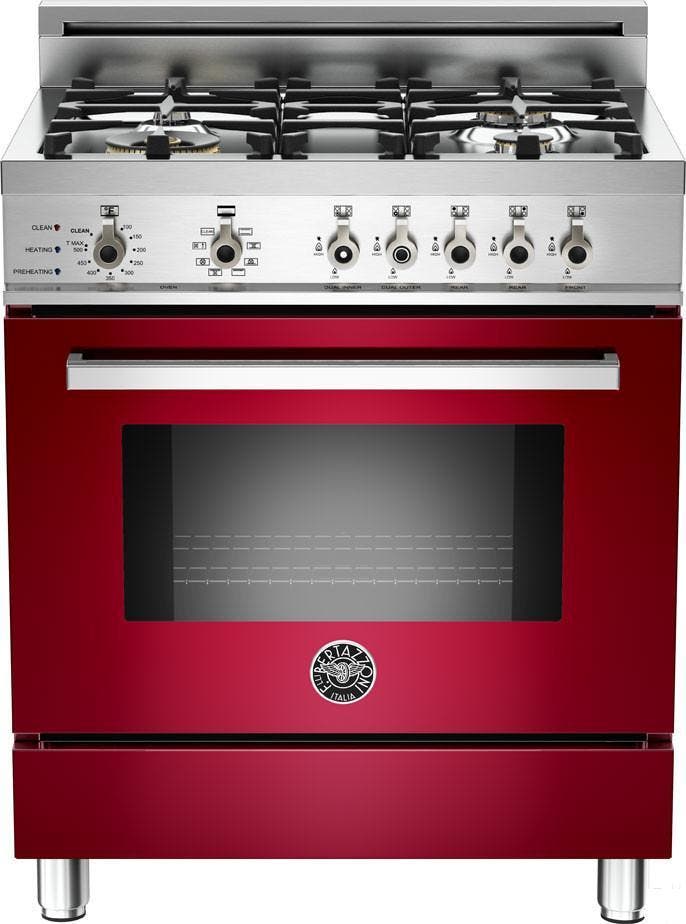 Bertazzoni PRO304DFSVI Red Wine, Natural Gas