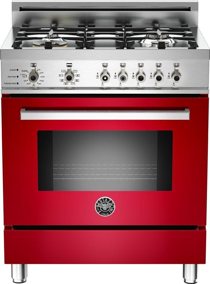 Bertazzoni PRO304DFSRO Red, Natural Gas