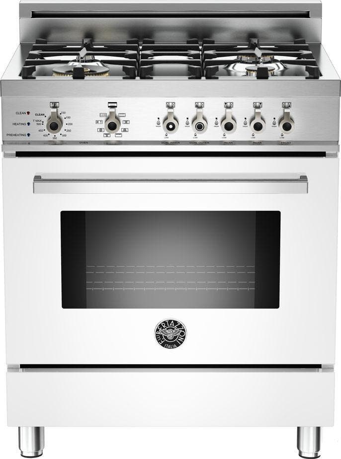 Bertazzoni PRO304DFSBI White, Natural Gas