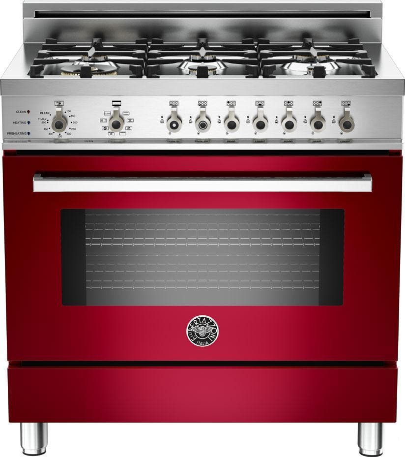 Bertazzoni PRO366DFSVI Red Wine, Natural Gas