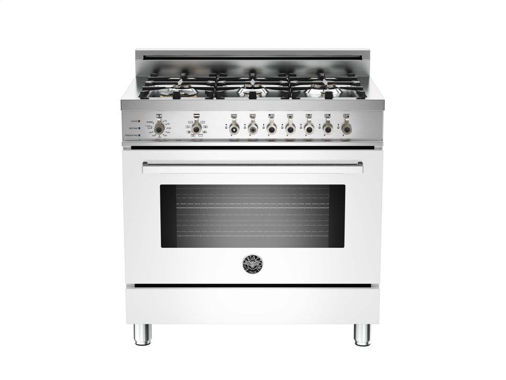 Bertazzoni PRO366DFSBI White, Natural Gas