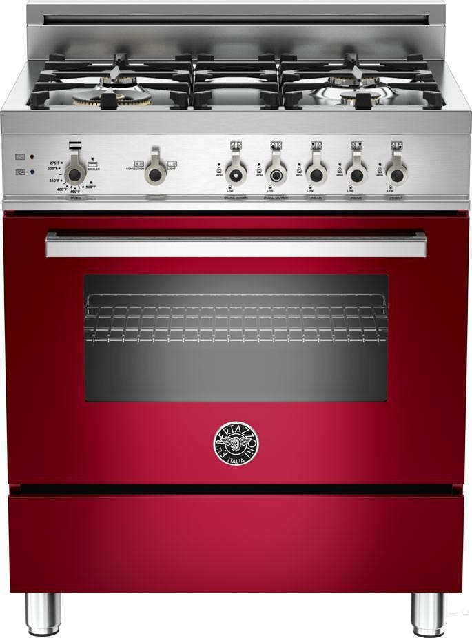 Bertazzoni PRO304GASVI Red Wine, Natural Gas