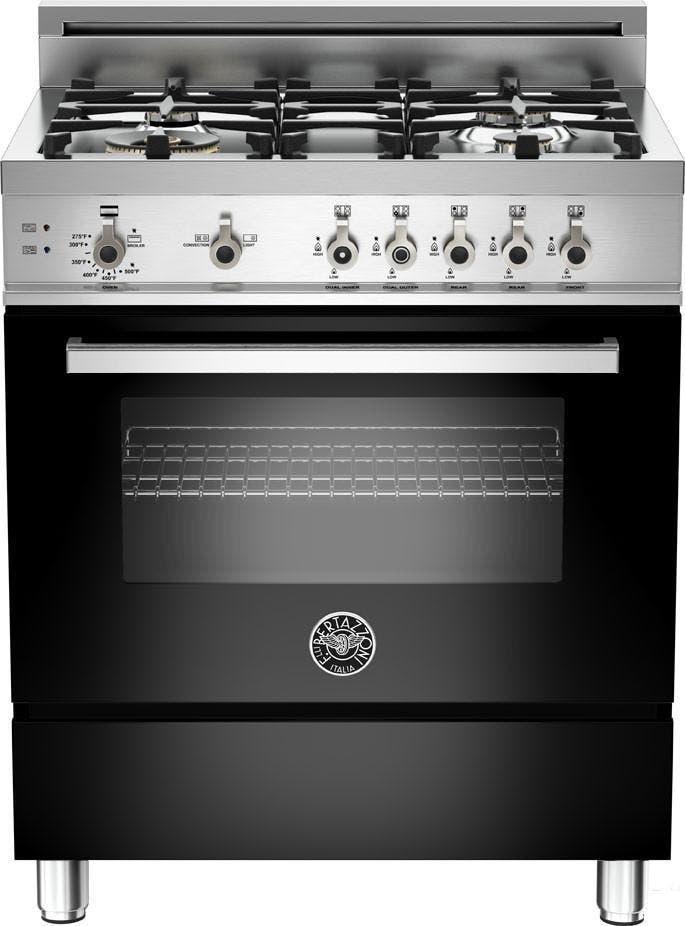 Bertazzoni PRO304GASNE Black, Natural Gas