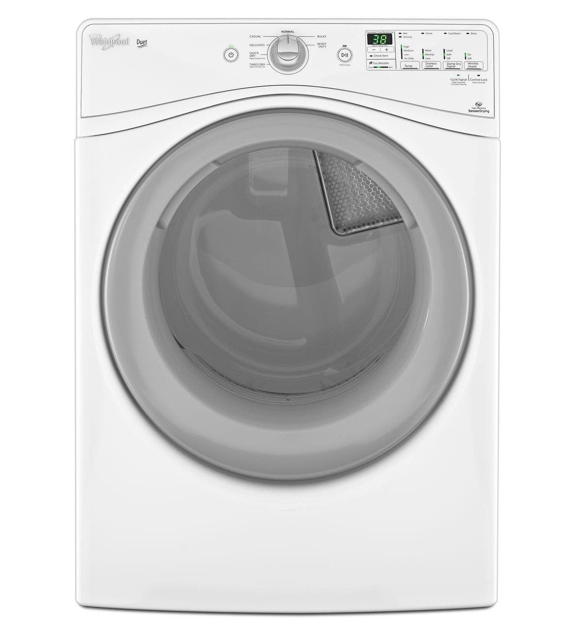 Whirlpool WED80HEBW White