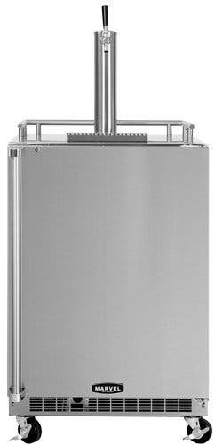 Marvel 6OHKTSSXBLR 24" Outdoor Half Keg Draft Beer Dispenser