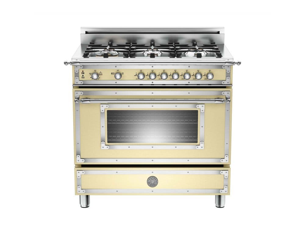 Bertazzoni HER366GASCR Matte Cream, Natural Gas