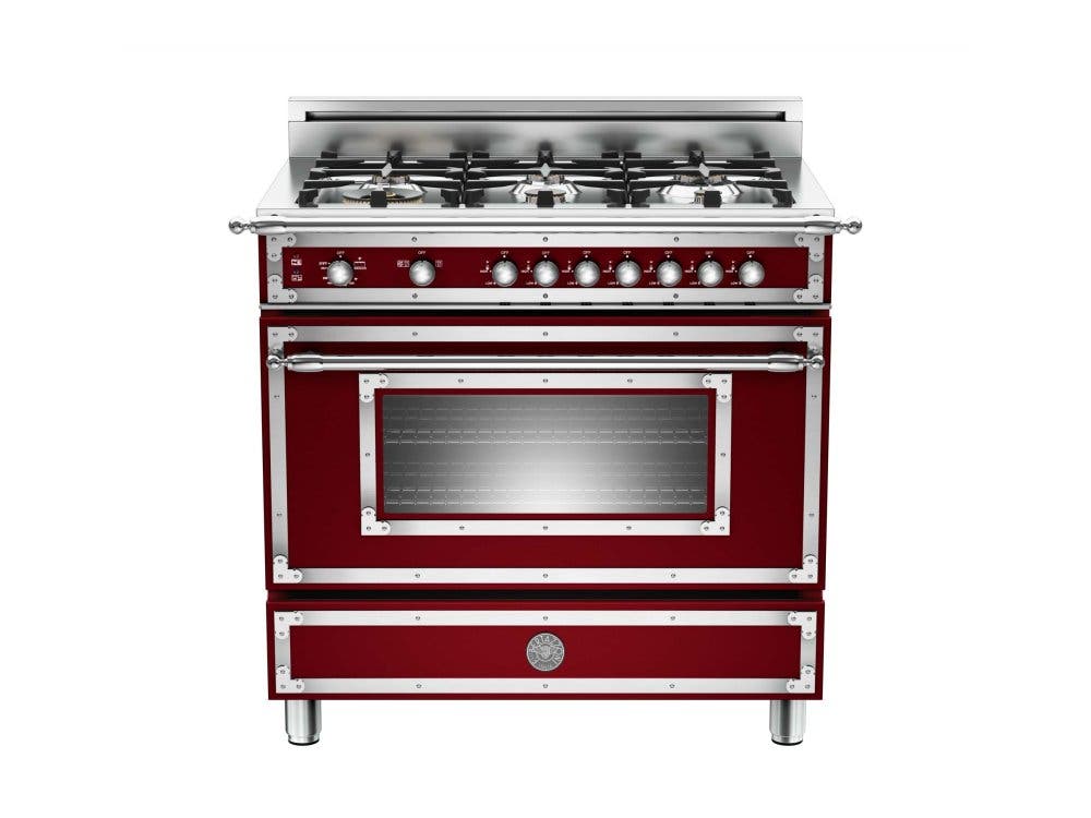 Bertazzoni HER366GASVI Matte Red Wine, Natural Gas