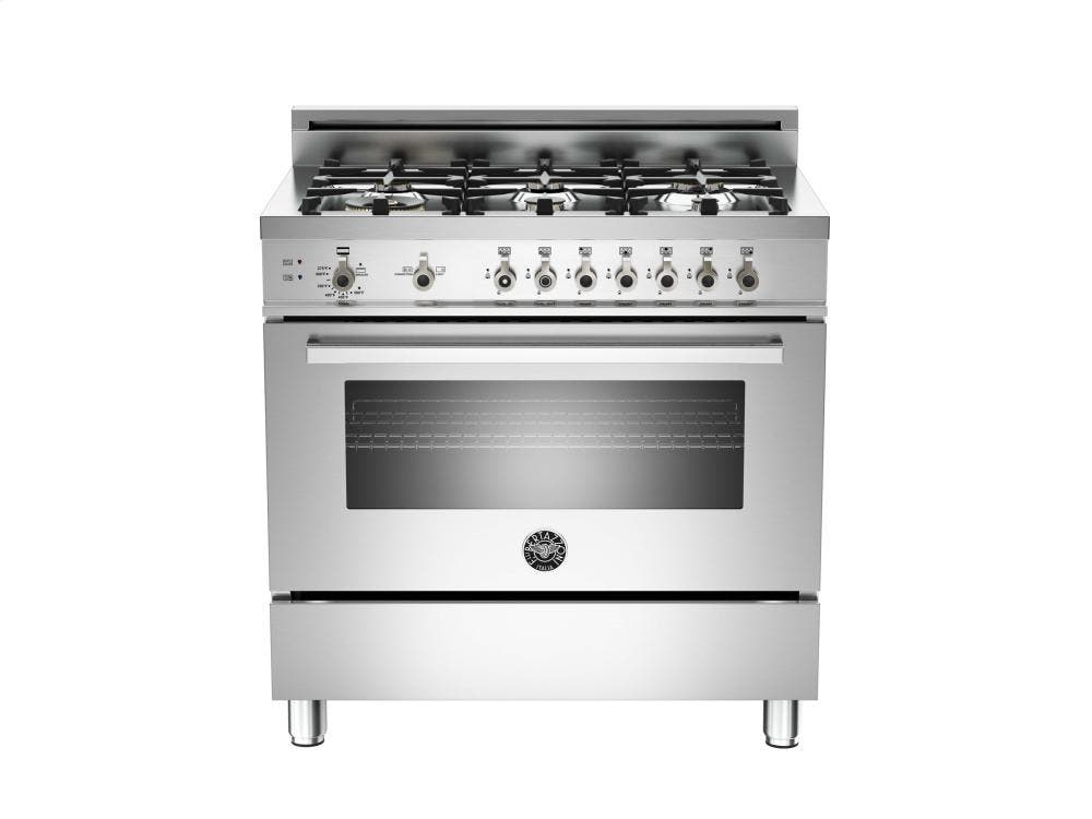 Bertazzoni PRO366GASXLP Stainless Steel, Liquid Propane