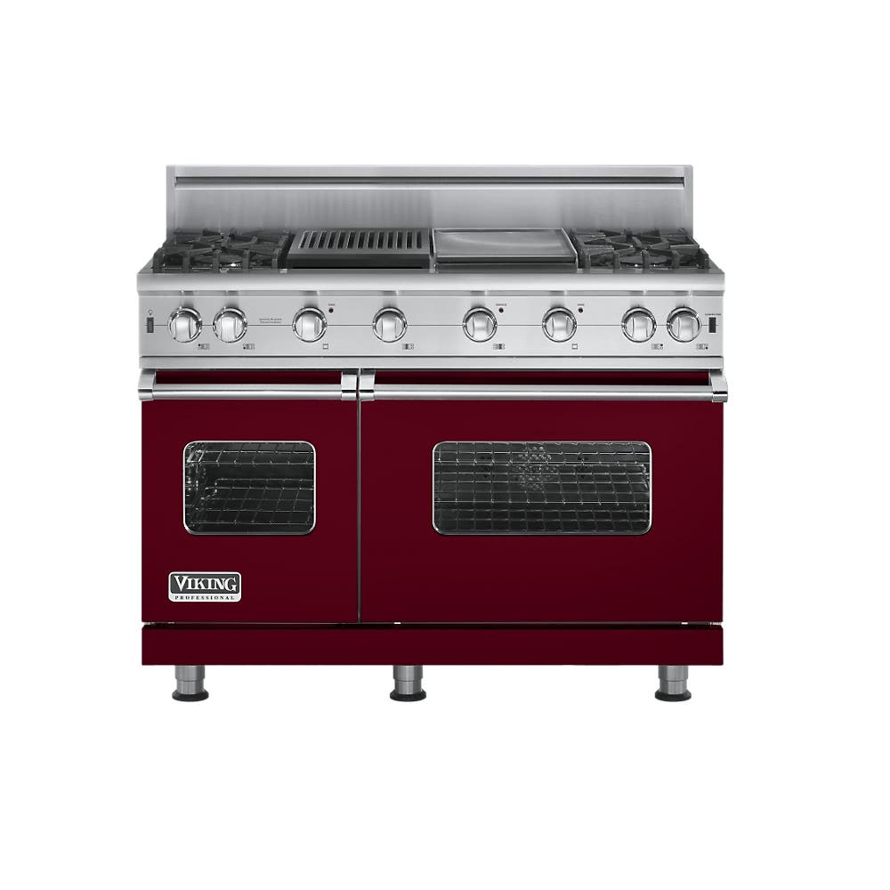 Viking VGCC5484GQBU Burgundy - Natural Gas