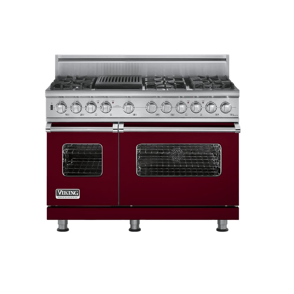 Viking VDSC5486QBU Burgundy, Natural Gas