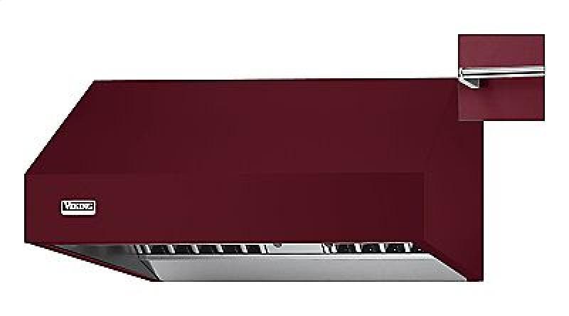 Viking VWH36481BUCR Burgundy with SS/Chrome Rail
