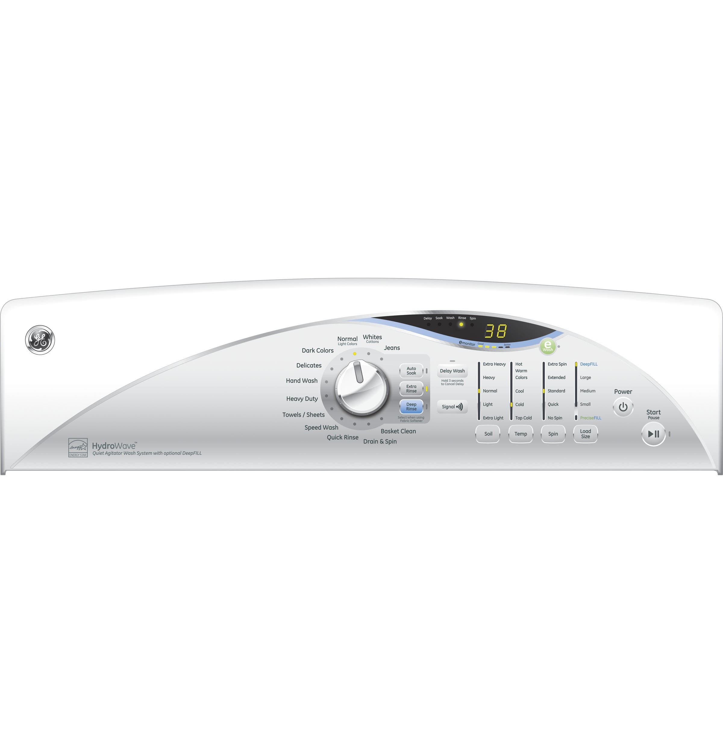 GE GTWN5650FWS 27" Top-Load Washer