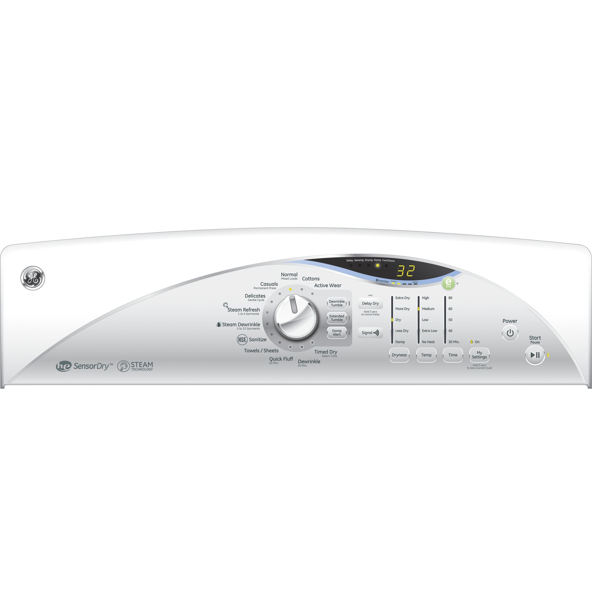 GE GTDS560GFWS White