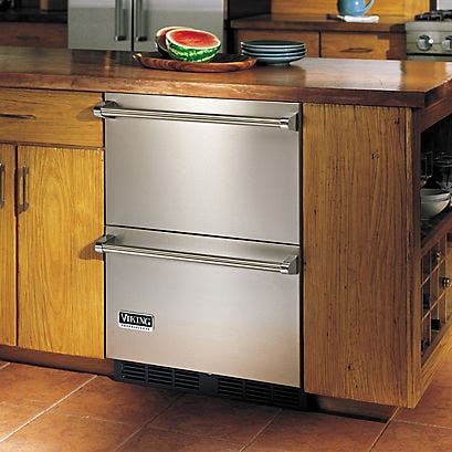Viking VRDI1240DSS 24" Undercounter Double Drawer Refrigerator
