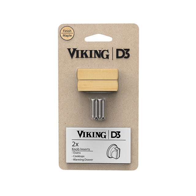 Viking RDKI2MP Maple Knob Insert Kit - 2 Pack: Maple Knob Insert ...