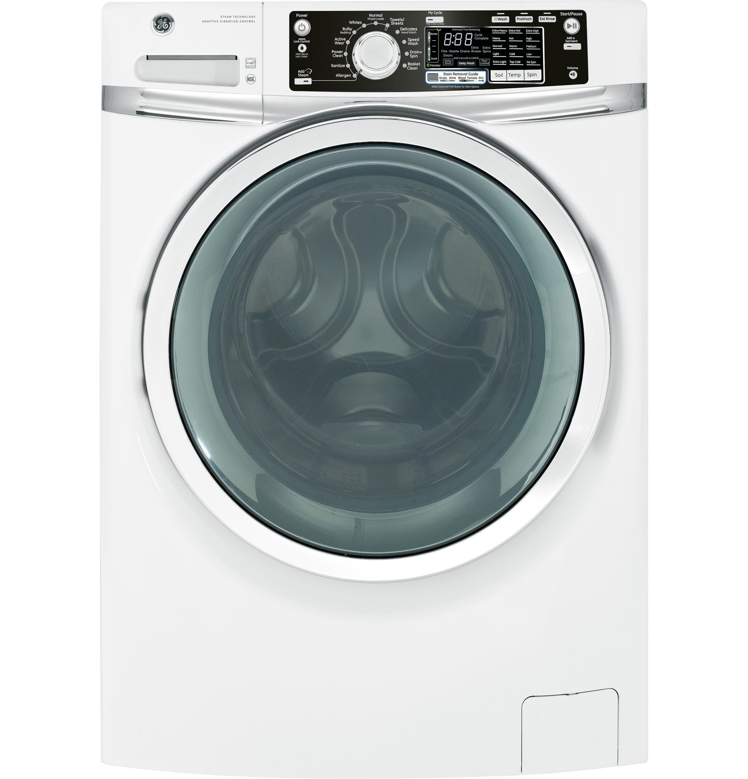 GE GFWS2600FWW White