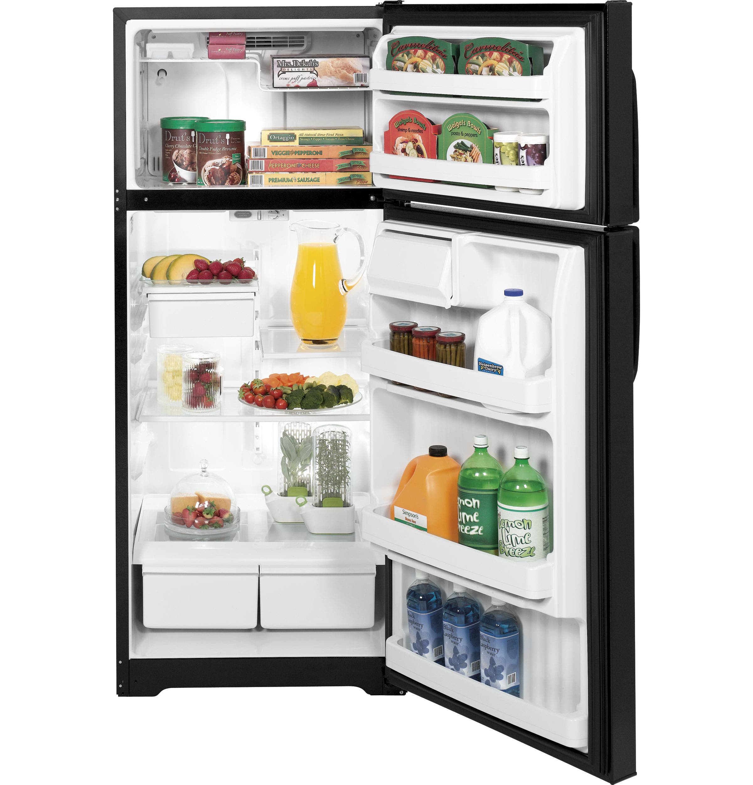 GE GTS18EBDBB Black